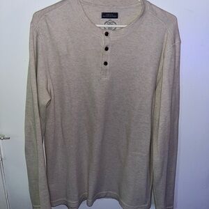 3/$30 Men’s Cream Henley